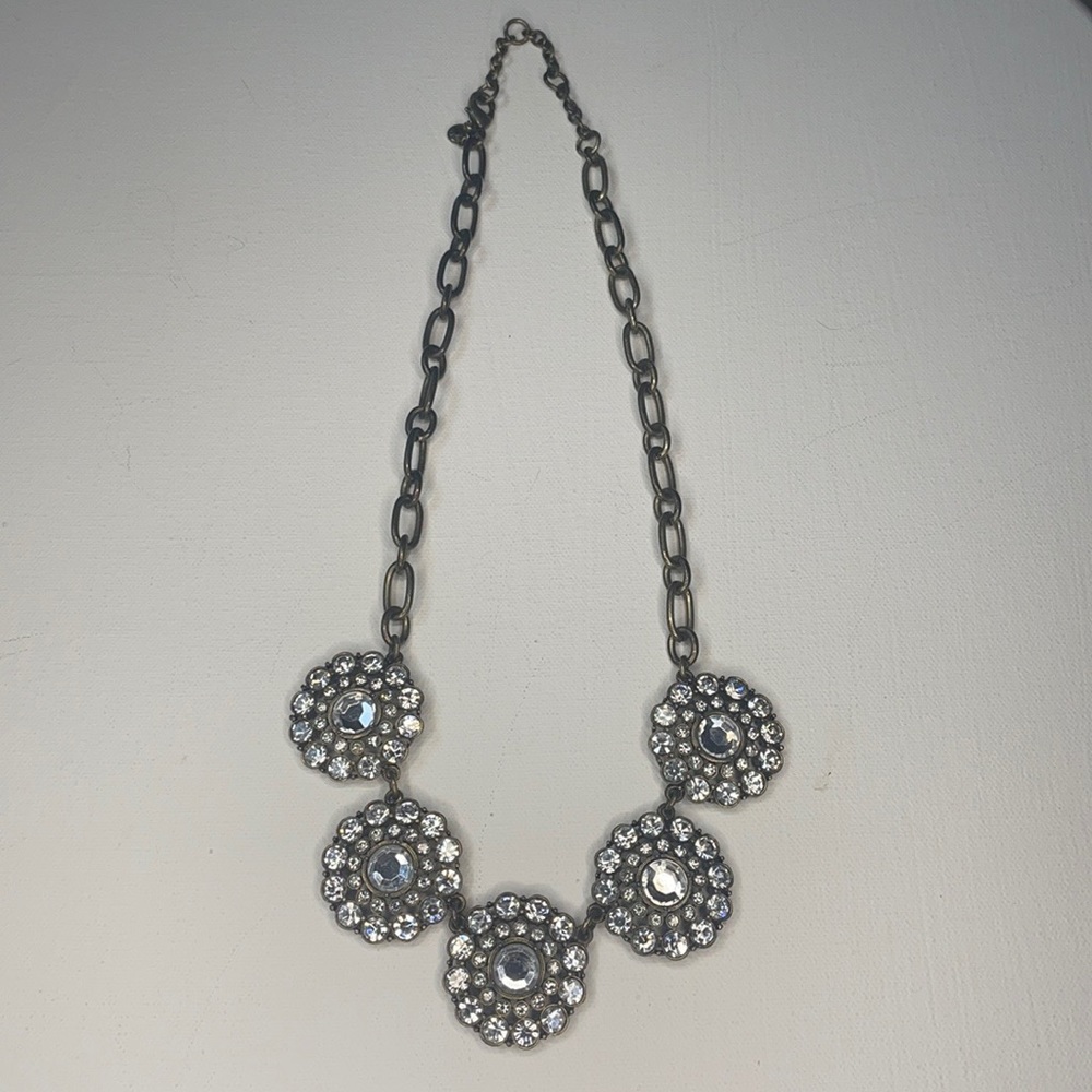 Circle Statement Necklace - image 2